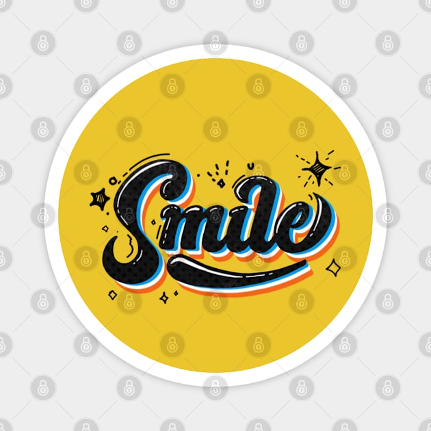 Smile happily Magnet by Ruxcel23